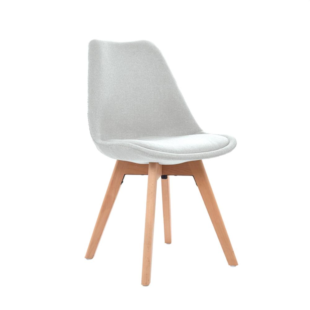 Silla De Comedor Diseño Gost Tapizado Blanco Ofideas