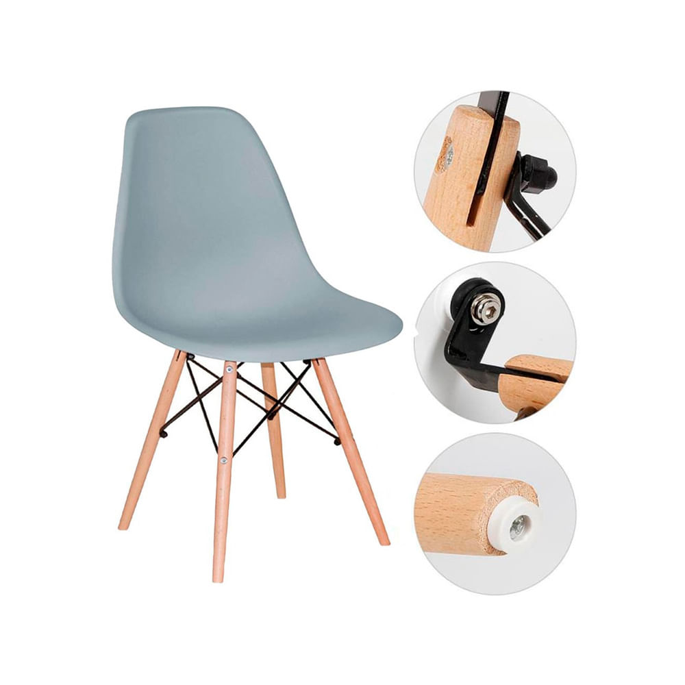 Silla De Comedor Diseño Emes Gris Ofideas