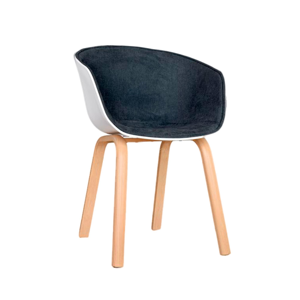 Silla De Comedor Diseño Volga Tapizada Gris Ofideas