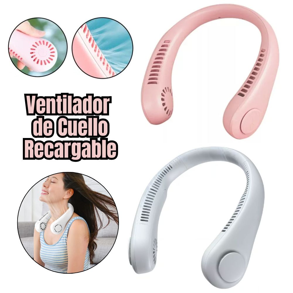 VENTILADOR DE CUELLO PORTATIL RECARGABLE-RB2563