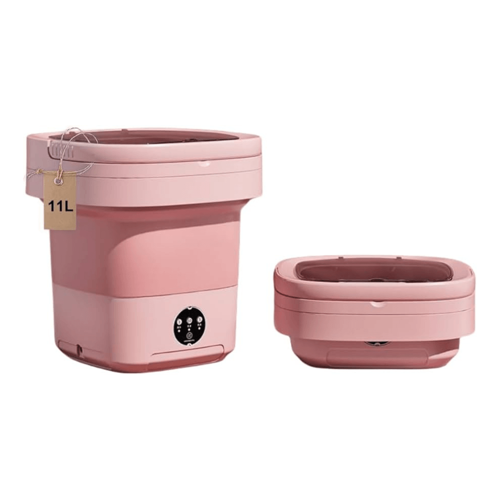 Mini Lavadora de 11L Rosado