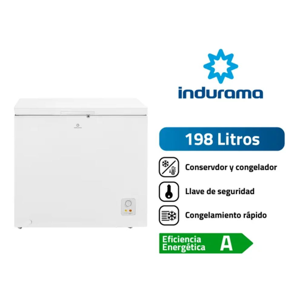 Indurama Congelador Ci-220Bl 198 L