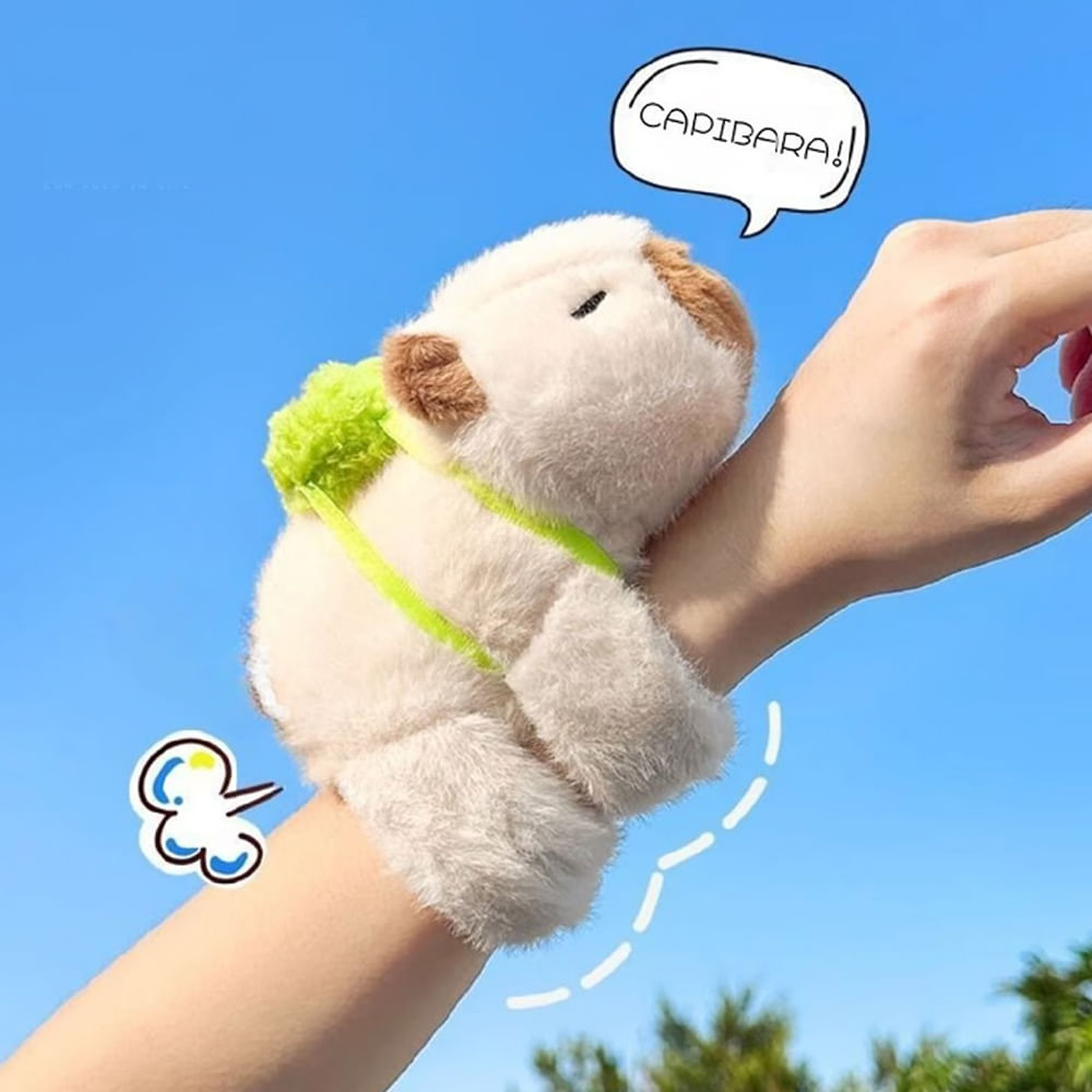 SAFIGLE Pulsera De Capibara Capibaras Peluches Pulseras De Bofetada