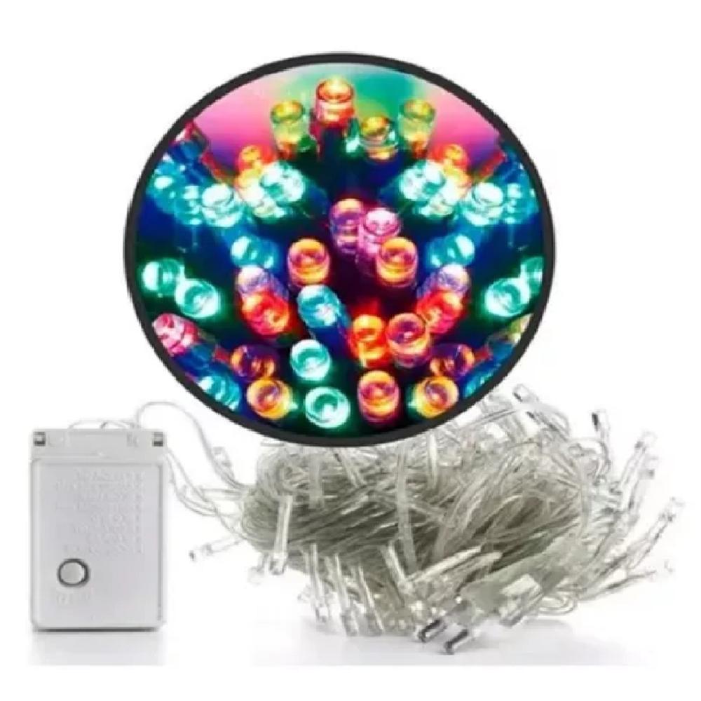 100 Luces Navideñas Led 10m Multicolor