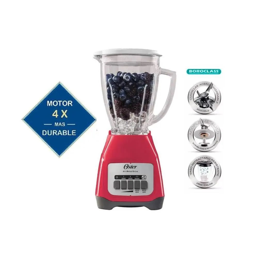 Licuadora de 1.5 Lts 2 Vel y Pulso Oster BLSTKAG-MPB