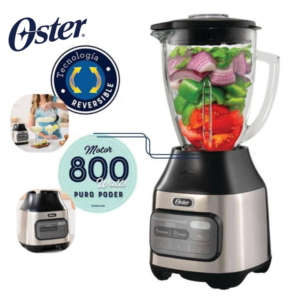 Licuadora Oster BLSTPEG-NRT con Motor de 800W Reversible