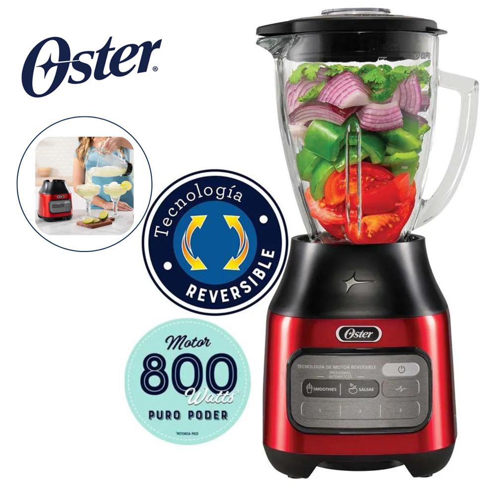 Licuadora Oster BLSTPEG-CRT con Motor de 800W Reversible