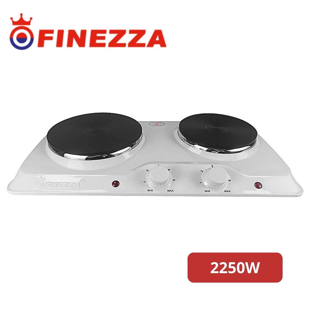 Cocina  Eléctrica Finezza de 2 Hornillas Blanca