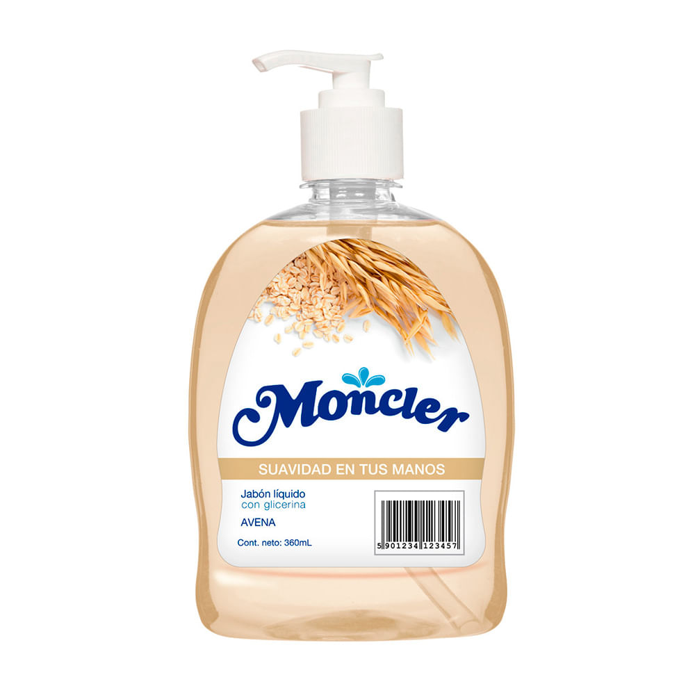 Jabón líquido Avena Moncler 360ml