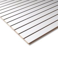 Tablero MDF Ranurado 18mm 1.22 x 2.44m Blanco Werken