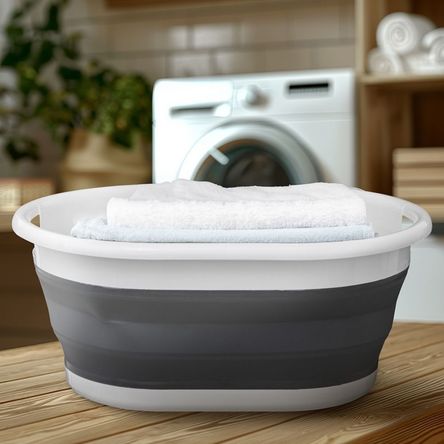 Cesto de ropa plegable 21 litros Casa del Mediterráneo