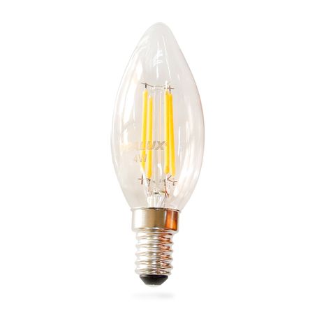 Foco vintage C35 4w 3000k 185-265v E14 Opalux