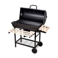 Parrilla a carbón Recta con bandejas Orange 112x94x62cm