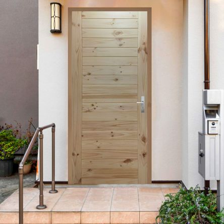 Puerta Exterior Pino Natural Imperial Pro 45x850x2070mm Puerta Exterior Pino Natural Imperial Pro 45x850x2070mm