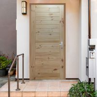 Puerta Exterior Pino Natural Imperial Pro 45x950x2070mm