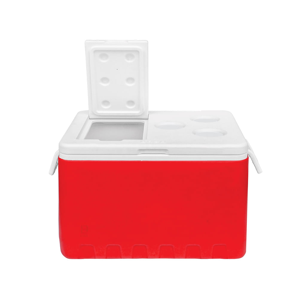 Cooler Yeti 56 QT Basa en Polipropileno Rojo con Aislamiento Térmico