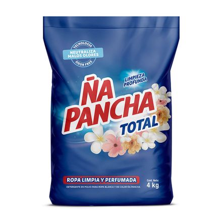 Detergente en Polvo Ña Pancha Floral 4kg Detergente en Polvo Ña Pancha Floral 4kg