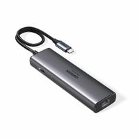 Adaptador Ugreen Cm512 (45000) 6 En 1 Usb/ Rj-45 /Usb-C/ Hdmi 4K-45000