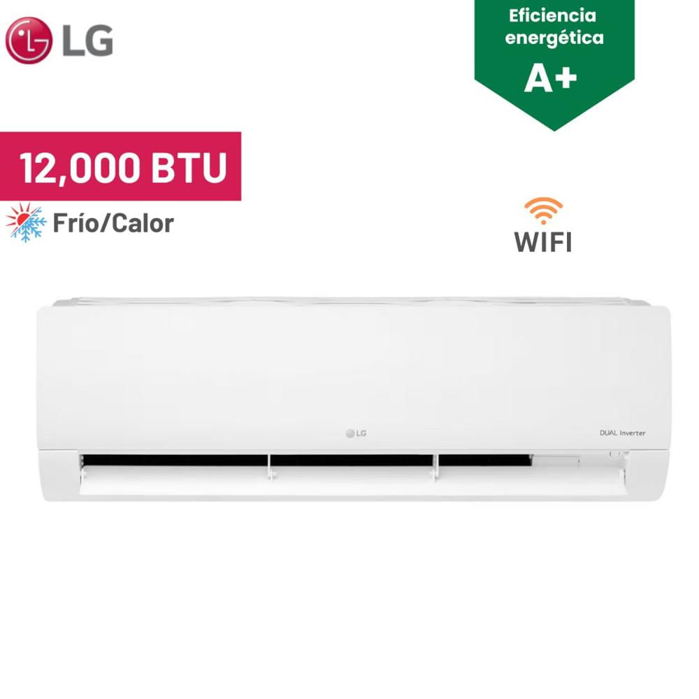 Aire Acondicionado LG 12 000 BTU WIFI Frío Calor Inverter