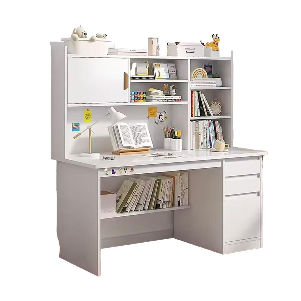 Escritorio Moderno 8 divisiones Cajones Blanco 100cm ZZ86