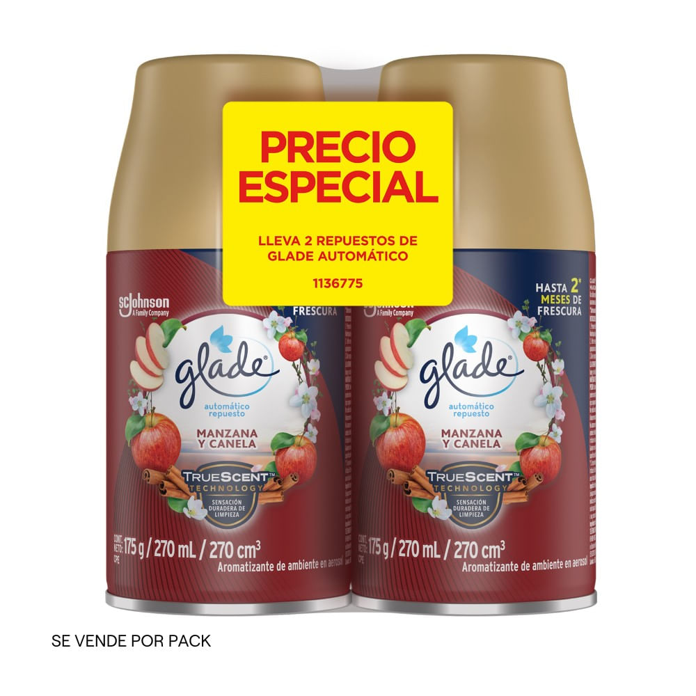 Repuesto Glade Automatico Aromas Variados x 2 Unidades - Promart