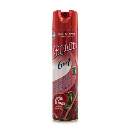Ambientador en spray Jardín y Rosas 360 ml Sapolio
