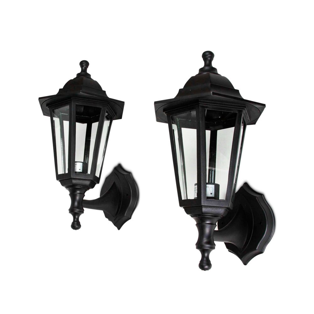 Farol Florencia 60W E27 Negro 2 unidades Orange Farol Florencia 60W E27 Negro 2 unidades Orange