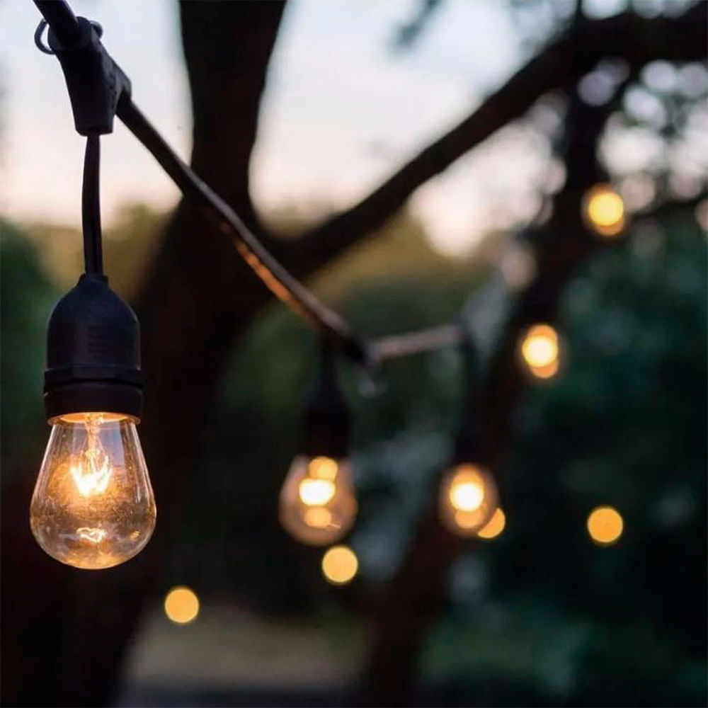 Guirnalda 20 sockets Negro E27 220v 10m Guirnalda 20 sockets Negro E27 220v 10m