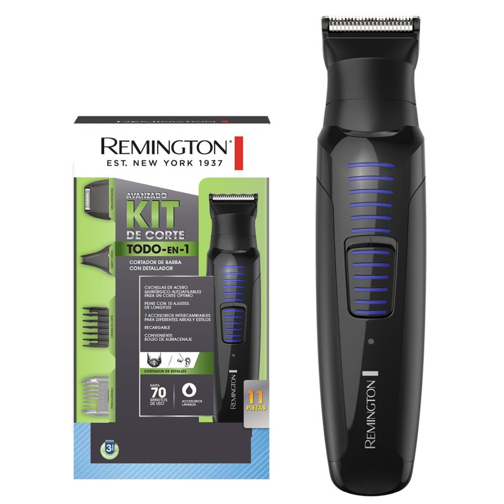 Maquina Cortadora de Barba Remington con Detallador Kit Todo en 1