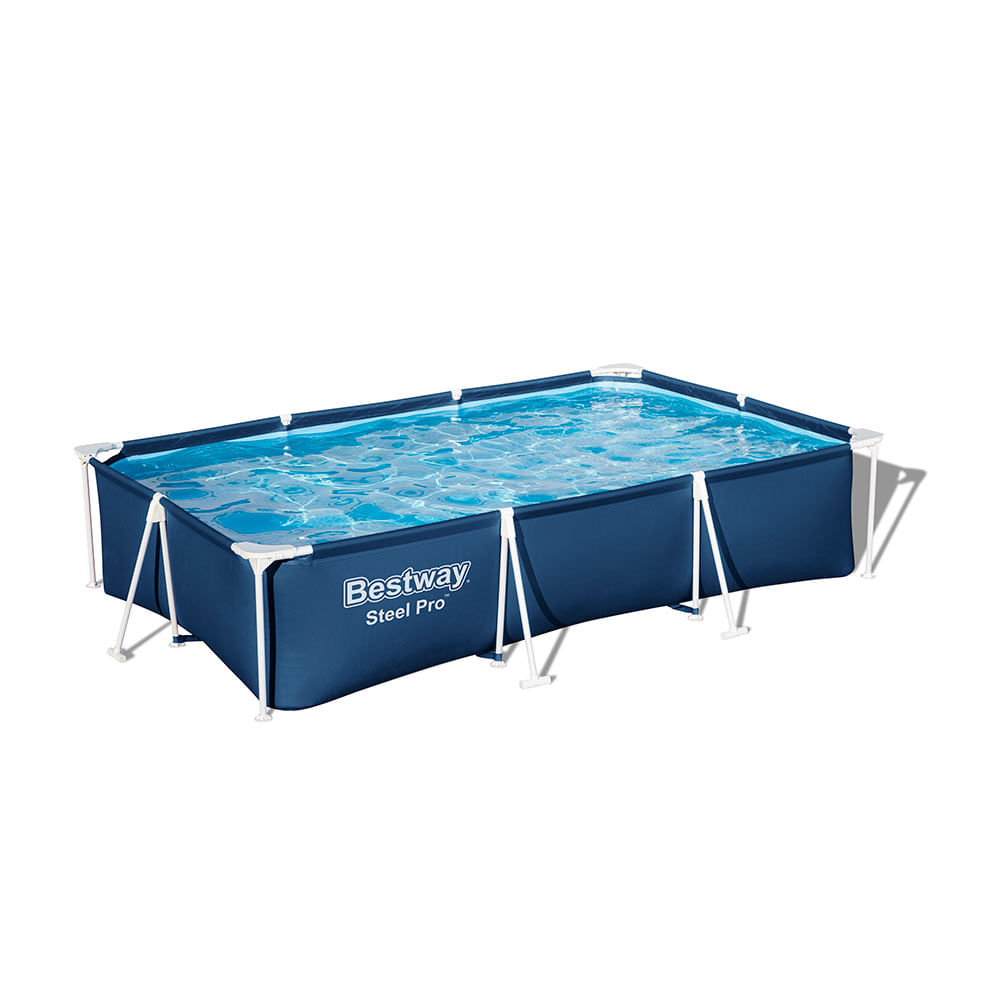 Piscina Estructural Rectangular Bestway Steel Pro 3300L 300x201x66cm Azul