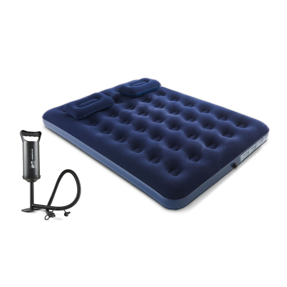 Colchón Inflable Bestway Pavillo 2 Plazas con Inflador y 2 Almohadas Colchón Inflable Bestway Pavillo 2 Plazas con Inflador y 2 Almohadas