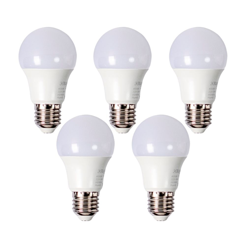 Foco LED Orange E27 7W Luz Fría x 5 unidades