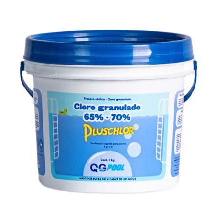 Cloro Granulado Pluschlor 1 kg Desinfectante de Agua de Piscinas Cloro Granulado Pluschlor 1 kg Desinfectante de Agua de Piscinas