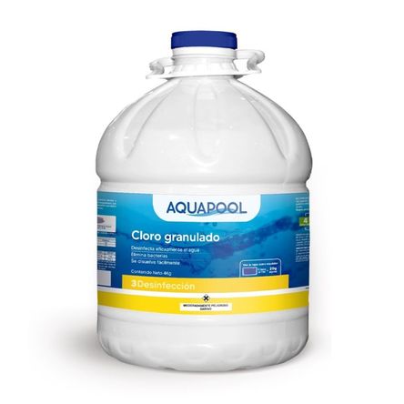 Cloro Granulado Aquapool 4kg para Piscinas Cloro Granulado Aquapool 4kg para Piscinas