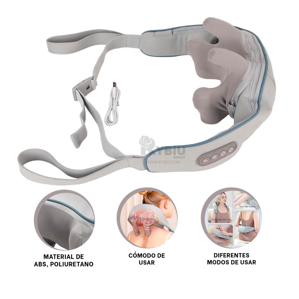 Aparato Relajante para Cuello en Gris Y+Banderitas Adhesivas