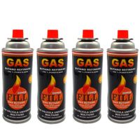 4 Gas Butano Ultra Refinado Valvula Universal Cocinillas Fill