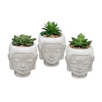 Planta Cemento Atmosphera Modelo 181450 Gris de 135cm