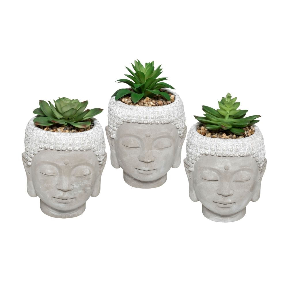 Planta Cemento Atmosphera Modelo 181450 Gris de 135cm