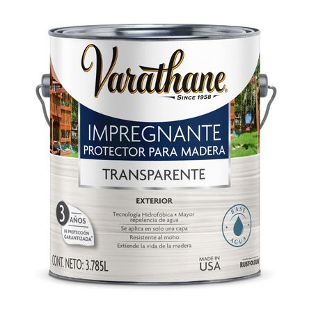 Impregnante Transparente para Madera Varathane 3.7L Impregnante Transparente para Madera Varathane 3.7L