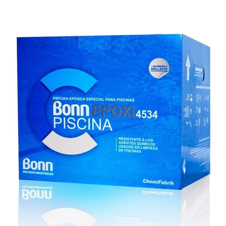 Pintura Epóxica Especial para Piscinas Bonn Celeste Acabado Brillante Pintura Epóxica Especial para Piscinas Bonn Celeste Acabado Brillante