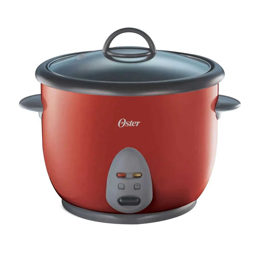 Olla Arrocera Oster 1.8L CKSTRC1700R – Rojo, con Tazón Antiadherente, Función Automática