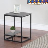 Mesa Auxiliar Industrial Batons Roble Gris Coricha Home