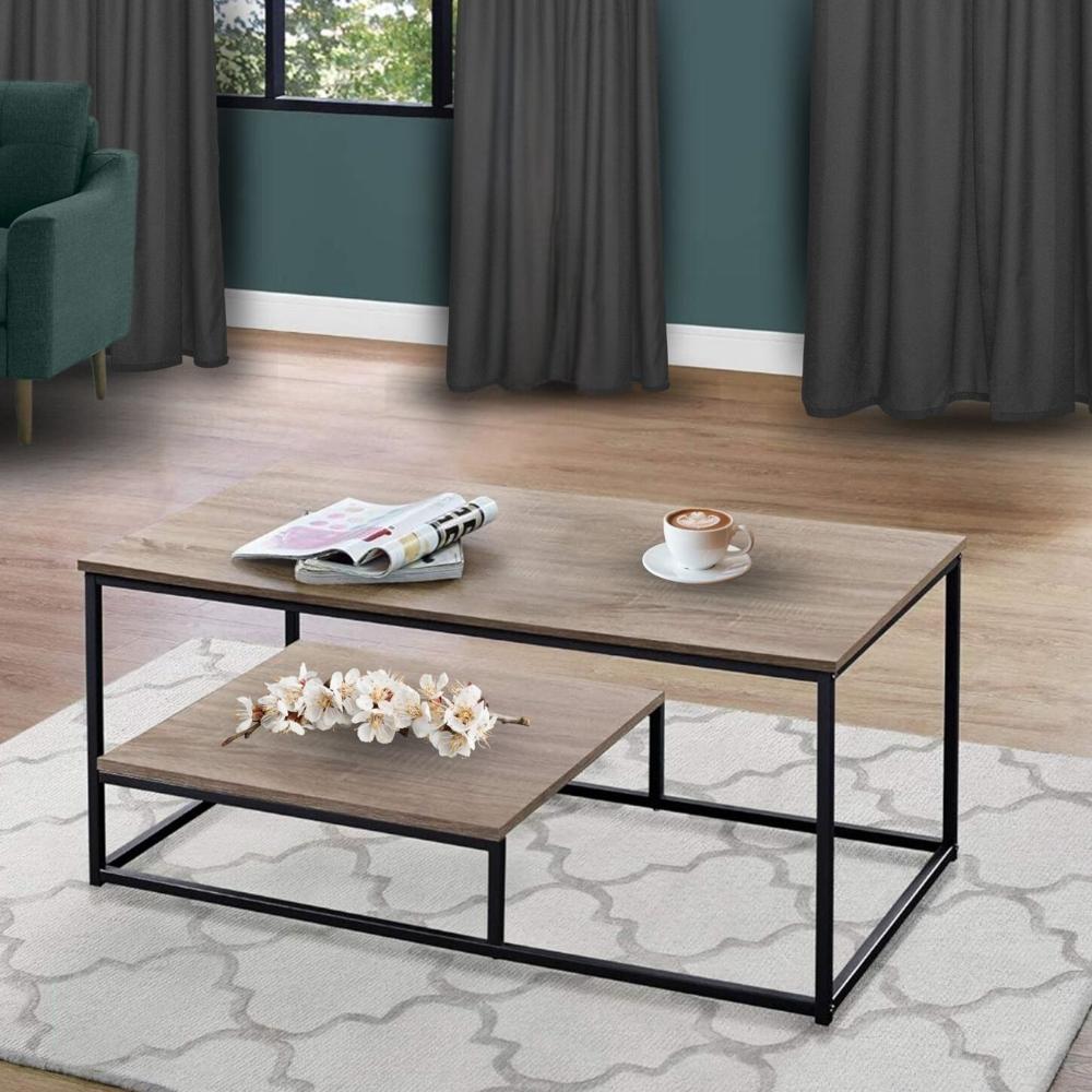 Mesa de Centro Industrial Batons Espresso Coricha Home