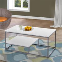Mesa de Centro Industrial Batons Blanco Coricha Home