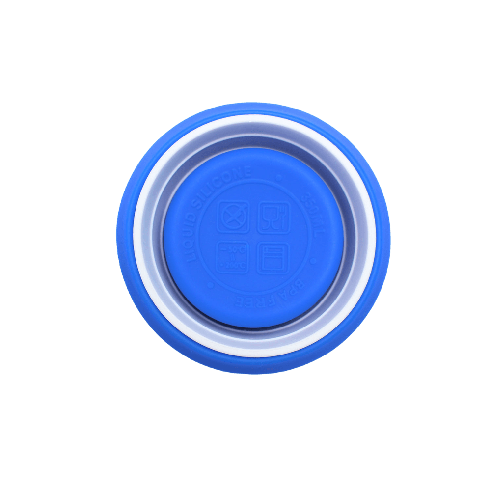 Vaso Plegable de Silicona Ununa Azul de 350ml
