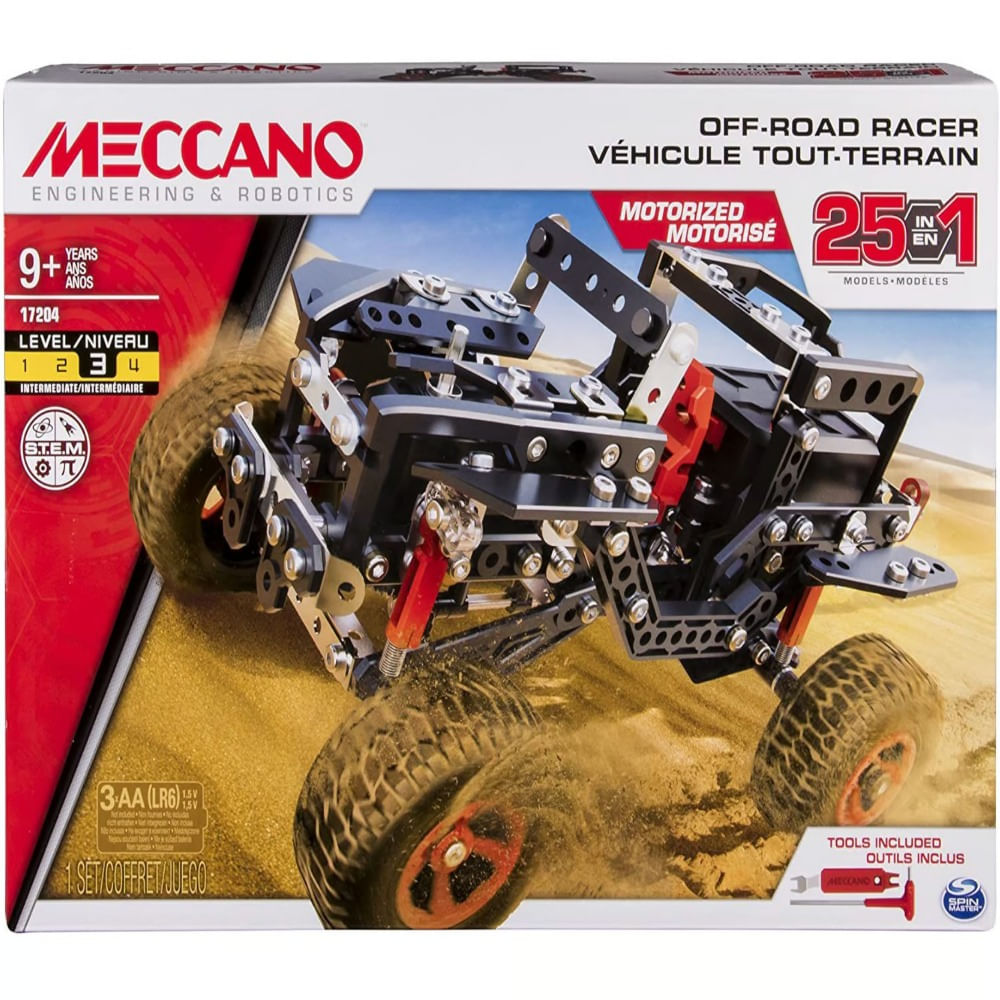 Meccano Erector – 25 modelos de vehículos de construcción