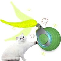 Pelota Inteligente Para Gatos Con Cola, Juguete Interactivo Giratorio
