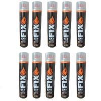 10 Gas Butano FIX Ultra Refinado Recarga Todo Tipo Encendedores Soplete