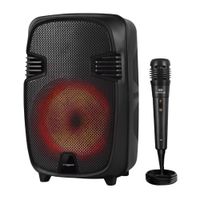 Parlante Bluetooth Eversound Bristol bocina de 8"" EV 1000 Con micrófono Alambrico
