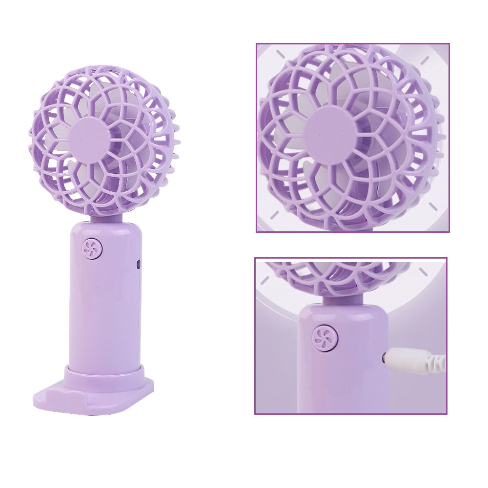 Mini Ventilador de Mano Portatil Rosa